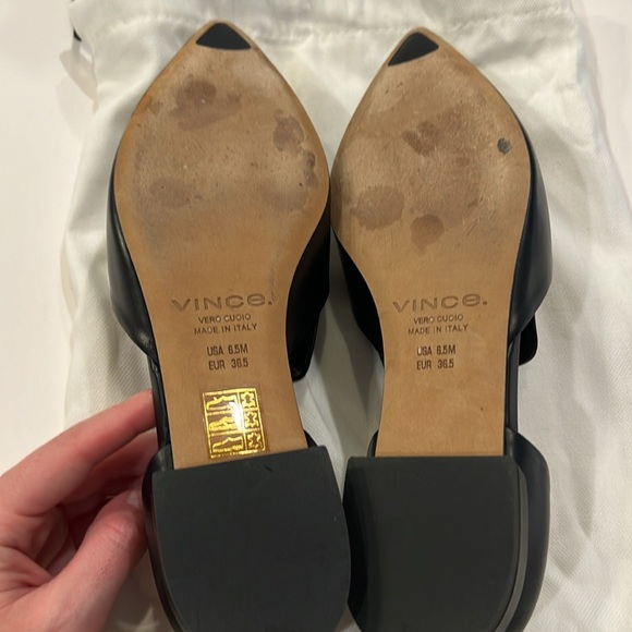 Vince Black Demaris Flat - Size 6.5 - Picture 3 of 5
